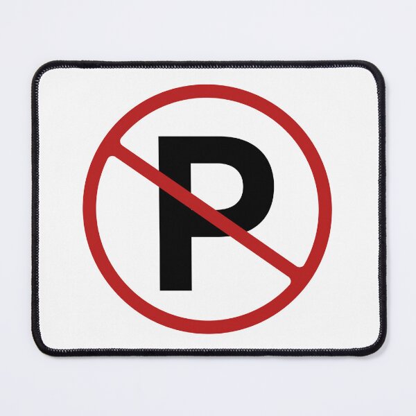 Item preview, ROAD SIGN: NO PARKING, PROHIBITED, KEEP CLEAR designed and sold by AASparksDesigns.