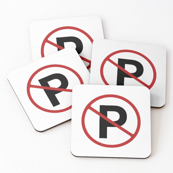 Item preview, ROAD SIGN: NO PARKING, PROHIBITED, KEEP CLEAR designed and sold by AASparksDesigns.