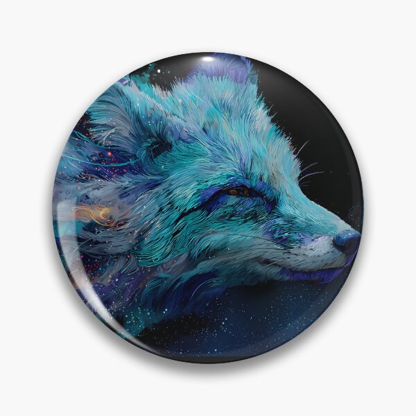 Item preview, Mystical Cosmic Fox Dreamlike Celestial Galaxy Colors Aesthetic designed and sold by ART ATTACK ZONE.