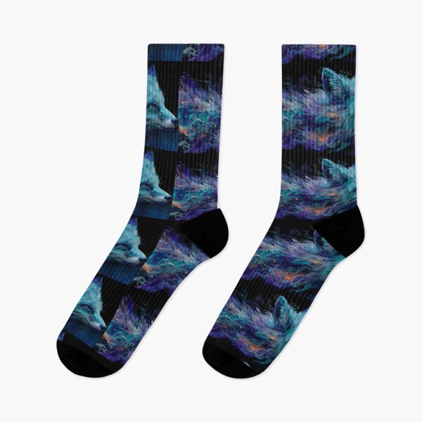 Item preview, Mystical Cosmic Fox Dreamlike Celestial Galaxy Colors Aesthetic designed and sold by ART ATTACK ZONE.