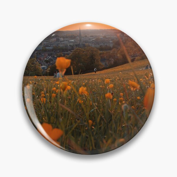 Item preview, Bath Sunset Cityscape: Landmarks, Meadows, Spring, buttercups, view designed and sold by duncan1980uk.