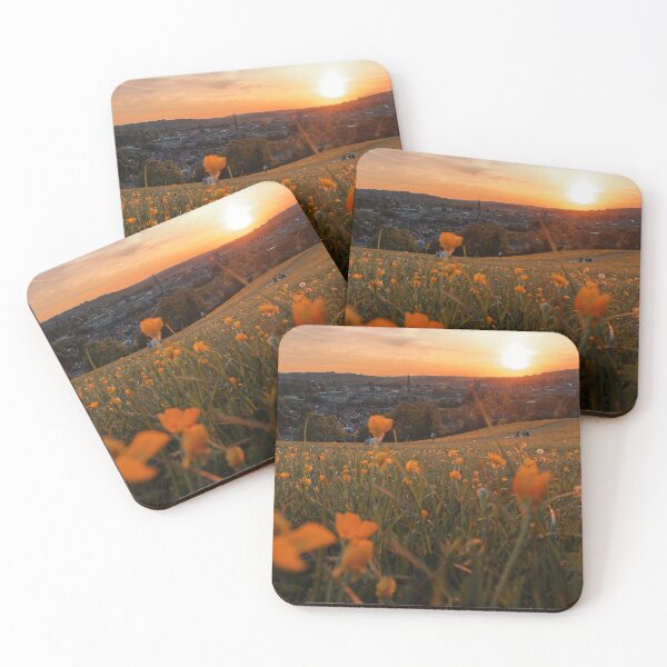 Item preview, Bath Sunset Cityscape: Landmarks, Meadows, Spring, buttercups, view designed and sold by duncan1980uk.