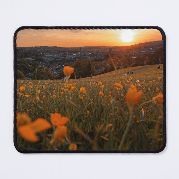 Item preview, Bath Sunset Cityscape: Landmarks, Meadows, Spring, buttercups, view designed and sold by duncan1980uk.