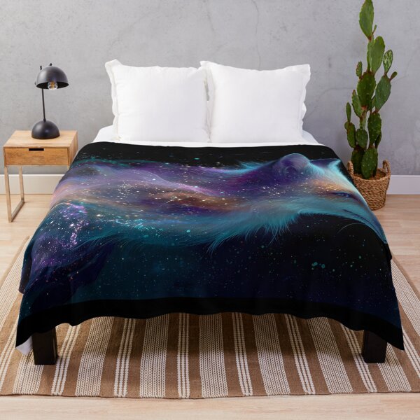 Item preview, Cosmic Fox Dreamlike Celestial Galaxy Colors Aesthetic designed and sold by ART ATTACK ZONE.