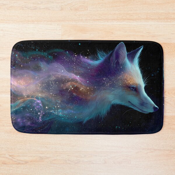 Item preview, Cosmic Fox Dreamlike Celestial Galaxy Colors Aesthetic designed and sold by ART ATTACK ZONE.