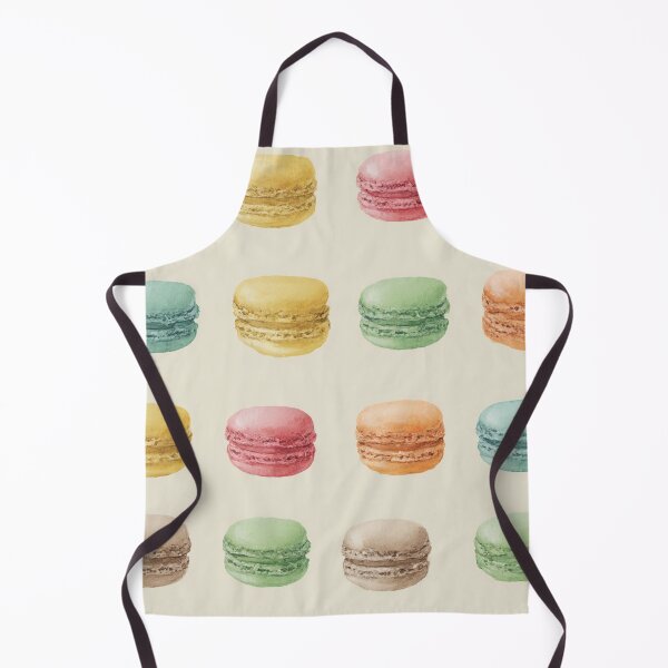 Item preview, Patrón de macaron francés en acuarela pastel designed and sold by NicolasGlowArt.