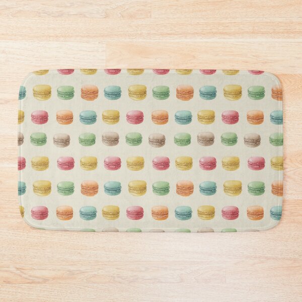 Item preview, Watercolor Pastel Macaron French Dessert Pattern designed and sold by NicolasGlowArt.