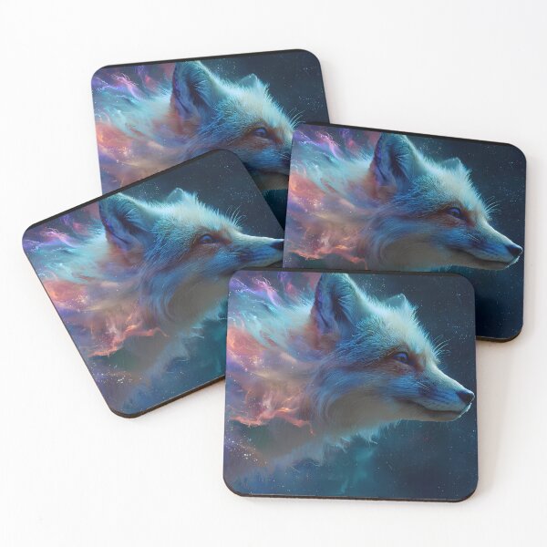 Item preview, Magical Cosmic Fox Dreamlike Celestial Galaxy Colors Aesthetic designed and sold by ART ATTACK ZONE.
