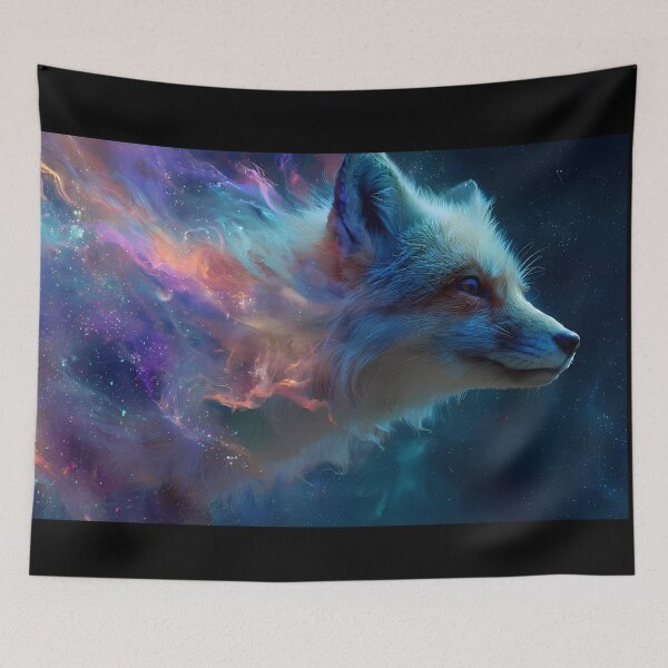 Item preview, Magical Cosmic Fox Dreamlike Celestial Galaxy Colors Aesthetic designed and sold by ART ATTACK ZONE.