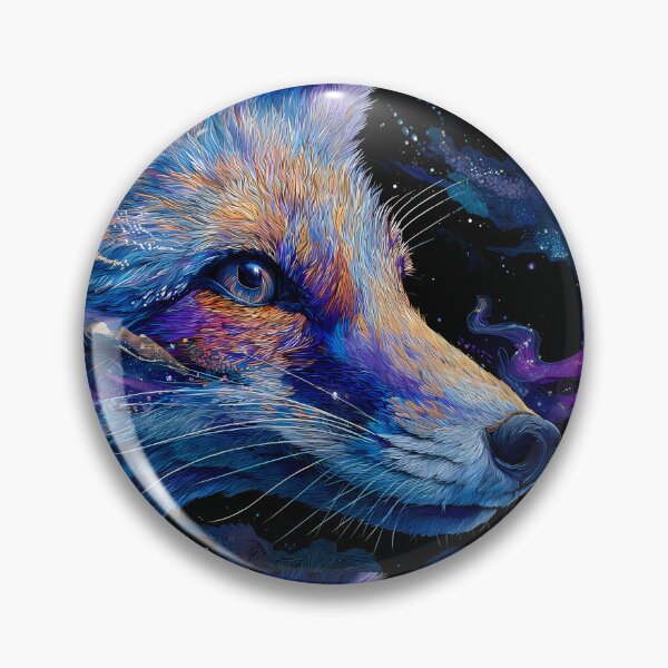 Item preview, Fantasy Cosmic Fox Dreamlike Celestial Galaxy Colors Aesthetic designed and sold by ART ATTACK ZONE.