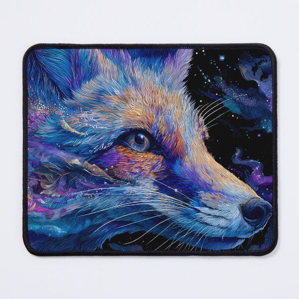 Item preview, Fantasy Cosmic Fox Dreamlike Celestial Galaxy Colors Aesthetic designed and sold by ART ATTACK ZONE.