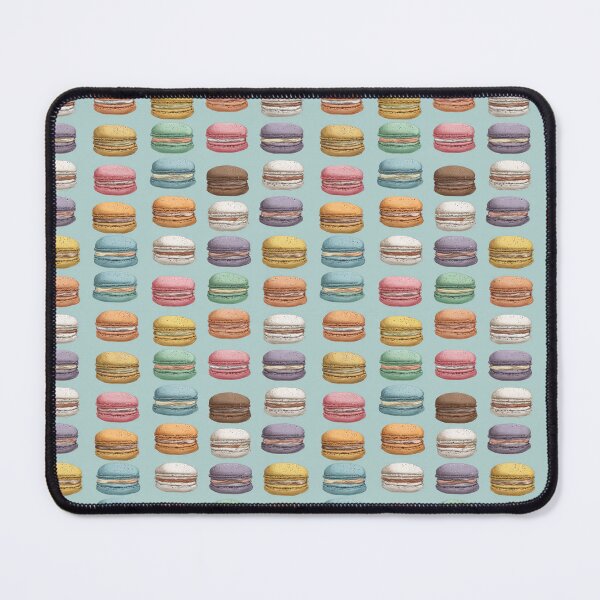 Item preview, Pastel Macaron Pattern French Dessert Sweet Treat designed and sold by NicolasGlowArt.