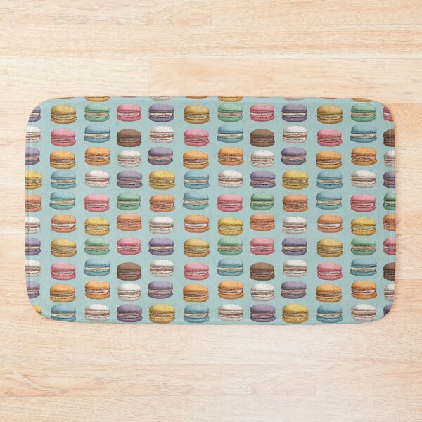 Item preview, Pastel Macaron Pattern French Dessert Sweet Treat designed and sold by NicolasGlowArt.