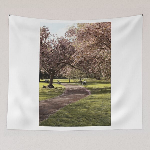 Item preview, Henrietta Gardens pink Cherry Blossom in Spring designed and sold by duncan1980uk.