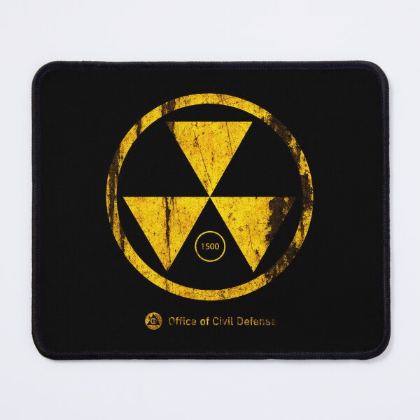Item preview, Office of Civil Defense Symbol • Distressed Wasteland Survivalist Graphic designed and sold by worldwarvintage.