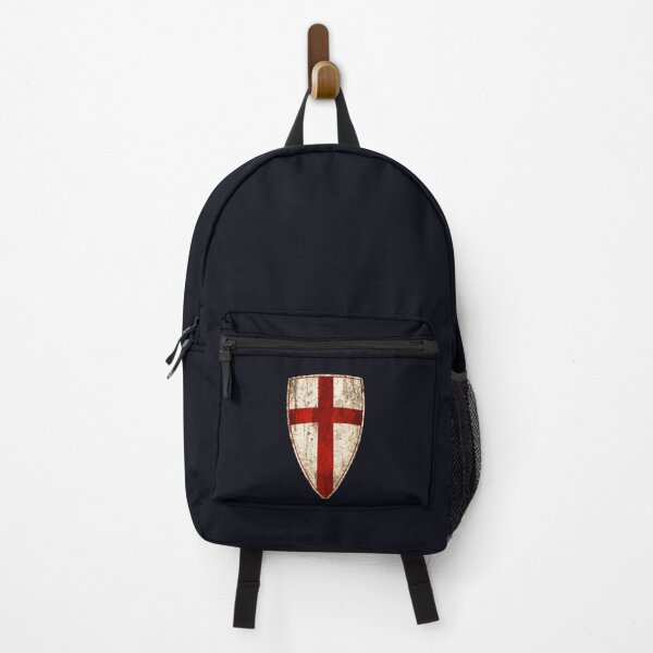 Item preview, Knights Templar Shield • Vintage Crusader Cross & Medieval Christian Heraldry designed and sold by worldwarvintage.