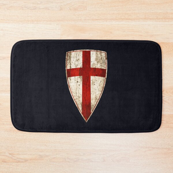 Item preview, Knights Templar Shield • Vintage Crusader Cross & Medieval Christian Heraldry designed and sold by worldwarvintage.