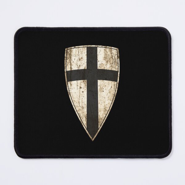 Item preview, Teutonic Knight Shield • Vintage Crusader Cross & Medieval Germanic Heraldry designed and sold by worldwarvintage.