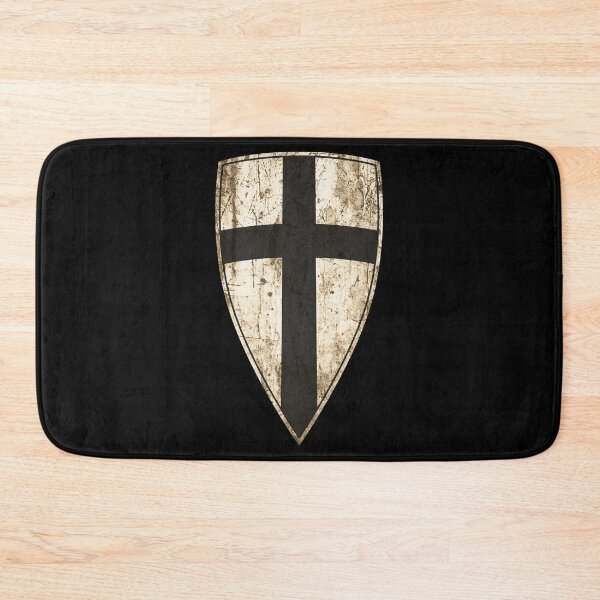 Item preview, Teutonic Knight Shield • Vintage Crusader Cross & Medieval Germanic Heraldry designed and sold by worldwarvintage.