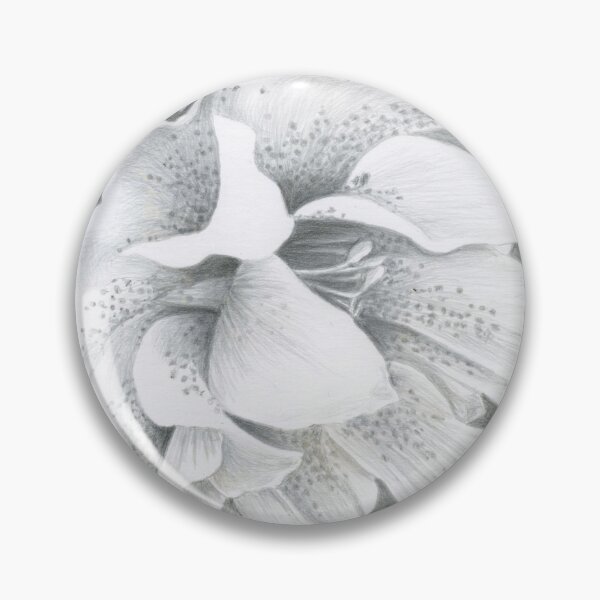 Item preview, Silverpoint Drawing of a Helleborus Orientalis designed and sold by LymphomaLass.
