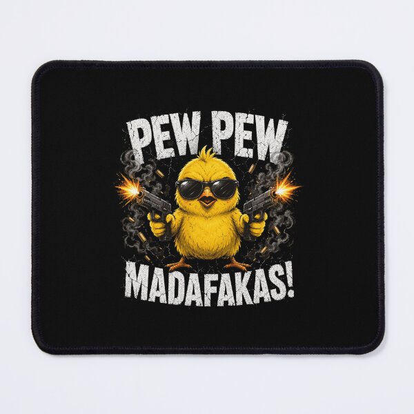 Item preview, Pew Pew Madafakas - Tough Chick in Sunglasses | Funny Badass Bird designed and sold by Cree8if.