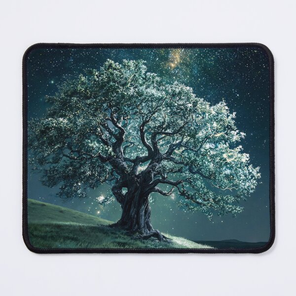 Item preview, Cosmic Tree of Life: Galaxy Night Sky designed and sold by Krasnovaovaova.