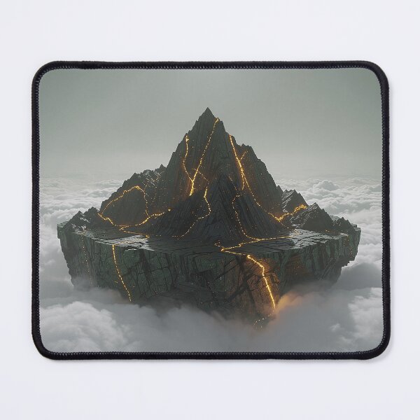Item preview, Floating Magma Mountain: Celestial Moon Art designed and sold by Krasnovaovaova.