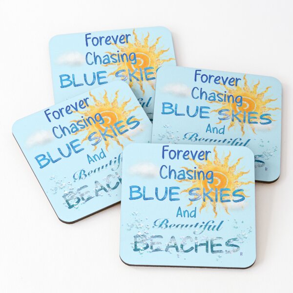 Item preview, Blue Skies and Beautiful Beaches  designed and sold by DesignbyKurlz.