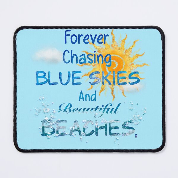 Item preview, Blue Skies and Beautiful Beaches designed and sold by DesignbyKurlz.