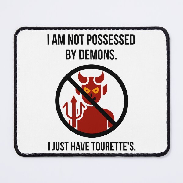 Item preview, Not demons, just Tourette’s. designed and sold by Rachel the Artist .