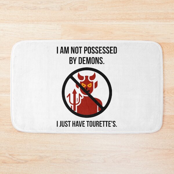 Item preview, Not demons, just Tourette’s.  designed and sold by Rachel the Artist .