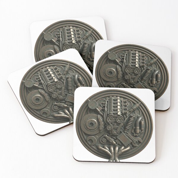 Item preview, Mechanical Soul Automotive Engine Metal Art designed and sold by RoyalDeluxGo.