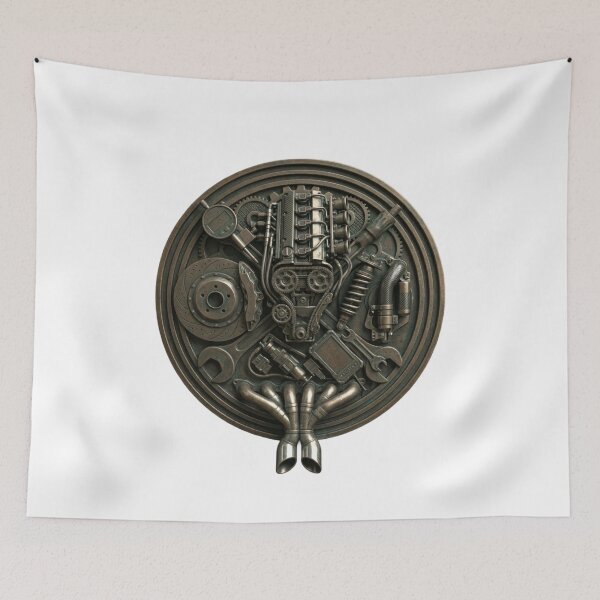 Item preview, Mechanical Soul Automotive Engine Metal Art designed and sold by RoyalDeluxGo.
