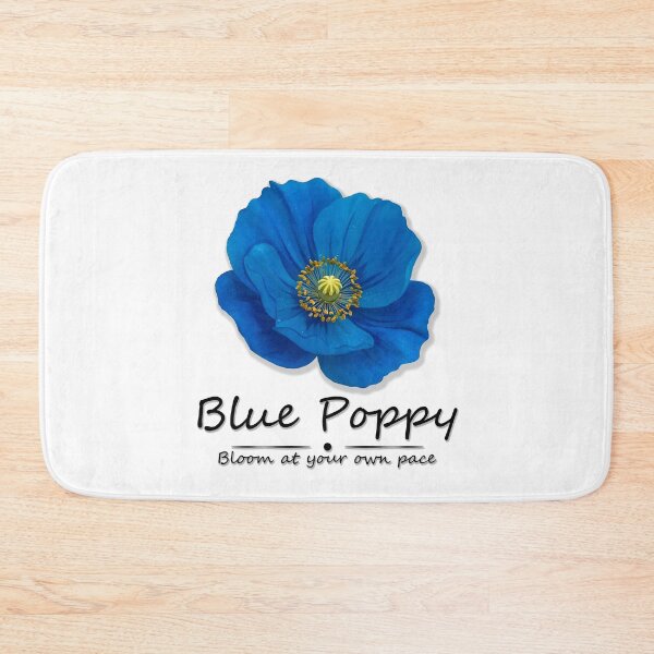 Item preview, Blue Poppy – Bloom at Your Own Pace | Cozy Botanical Aesthetic designed and sold by Italkam.