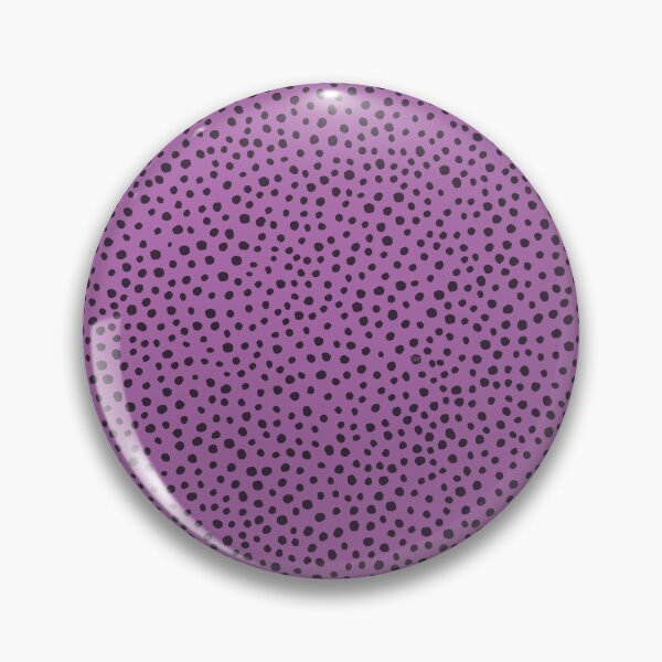 Item preview, Dark blue hand drawn dots on a purple background designed and sold by Hanna McCown.