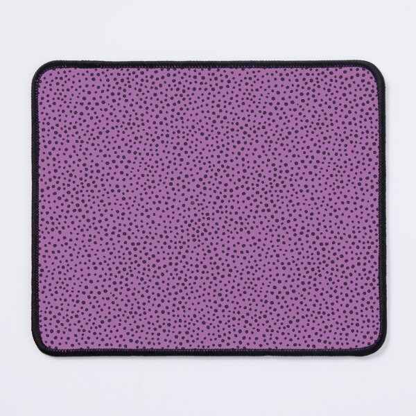 Item preview, Dark blue hand drawn dots on a purple background designed and sold by Hanna McCown.