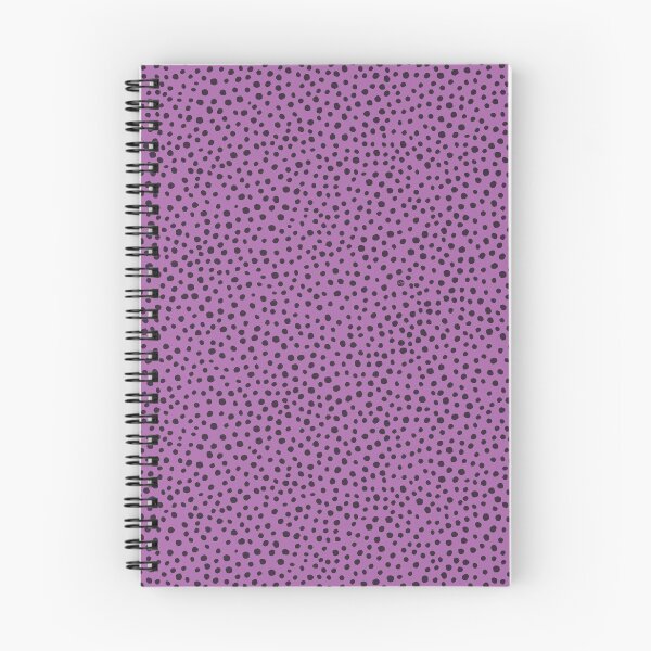 Item preview, Dark blue hand drawn dots on a purple background designed and sold by Hanna McCown.