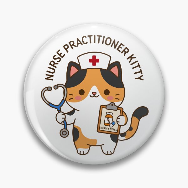Item preview, Nurse Practitioner Kitty – Cute NP Nurse Cat designed and sold by officinelala.