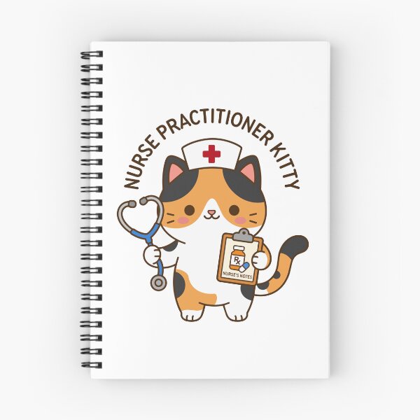 Item preview, Nurse Practitioner Kitty – Cute NP Nurse Cat designed and sold by officinelala.