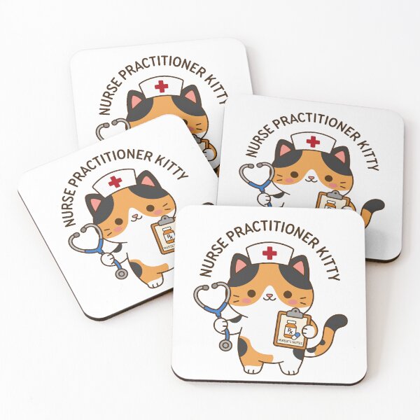 Item preview, Nurse Practitioner Kitty – Cute NP Nurse Cat designed and sold by officinelala.