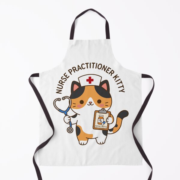 Item preview, Nurse Practitioner Kitty – Cute NP Nurse Cat designed and sold by officinelala.