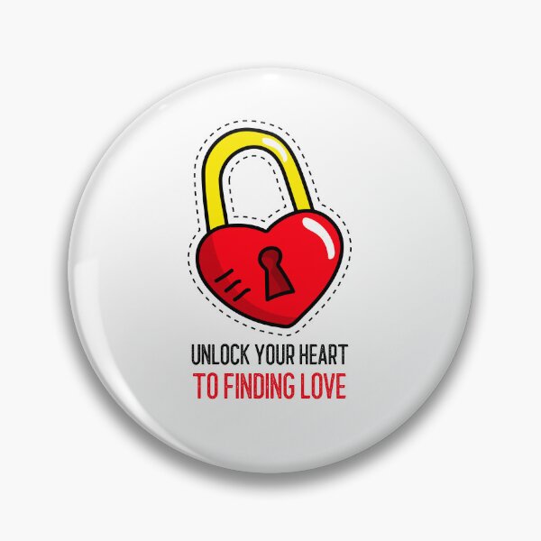 Item preview, UNLOCK YOUR HEART TO FINDING LOVE designed and sold by SavvyVacationer.