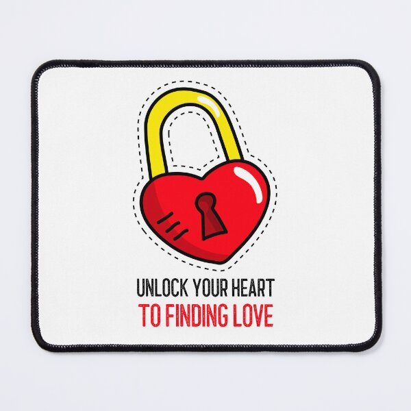 Item preview, UNLOCK YOUR HEART TO FINDING LOVE designed and sold by SavvyVacationer.