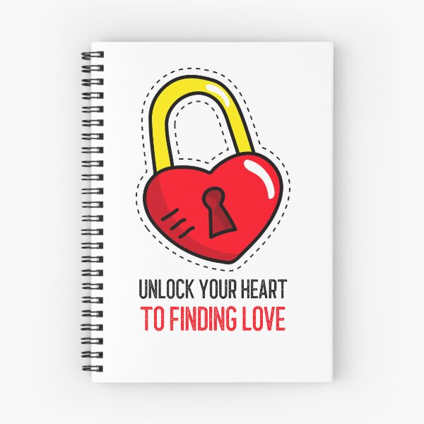 Item preview, UNLOCK YOUR HEART TO FINDING LOVE designed and sold by SavvyVacationer.