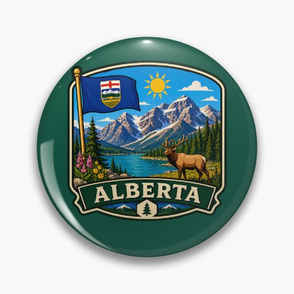 Item preview, Alberta, Canada - Rocky Mountains and Lake designed and sold by Myra365Art.