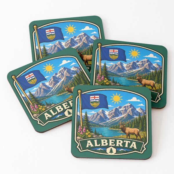 Item preview, Alberta, Canada - Rocky Mountains and Lake designed and sold by Myra365Art.