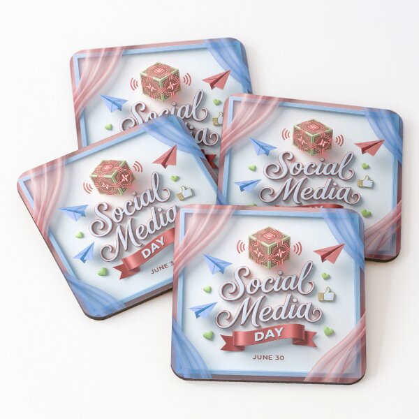 Item preview, social media day designed and sold by YasminTaha.
