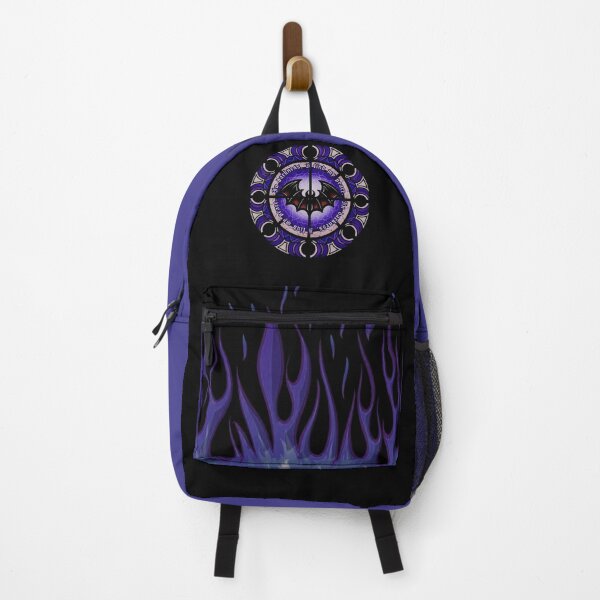 Item preview, Gothic Bat Stained Glass Aesthetic Clock With A Dark Quote designed and sold by SeriouslyArtistical.