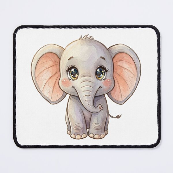 Item preview, Watercolor Elephant designed and sold by Stickivo.