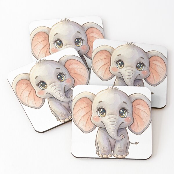 Item preview, Watercolor Elephant designed and sold by Stickivo.